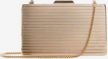 MANGO Clutch in Gold: front