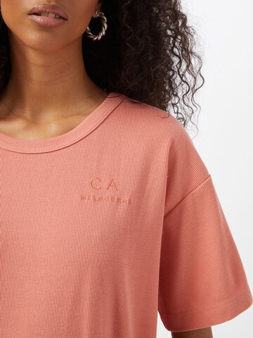 CASA AMUK T-Shirt 'Waffle' in Orange