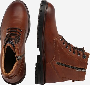 Pepe Jeans Lace-up boots 'NED' in Brown