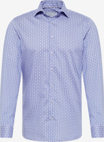 ETERNA Slim fit Button Up Shirt in Blue: front