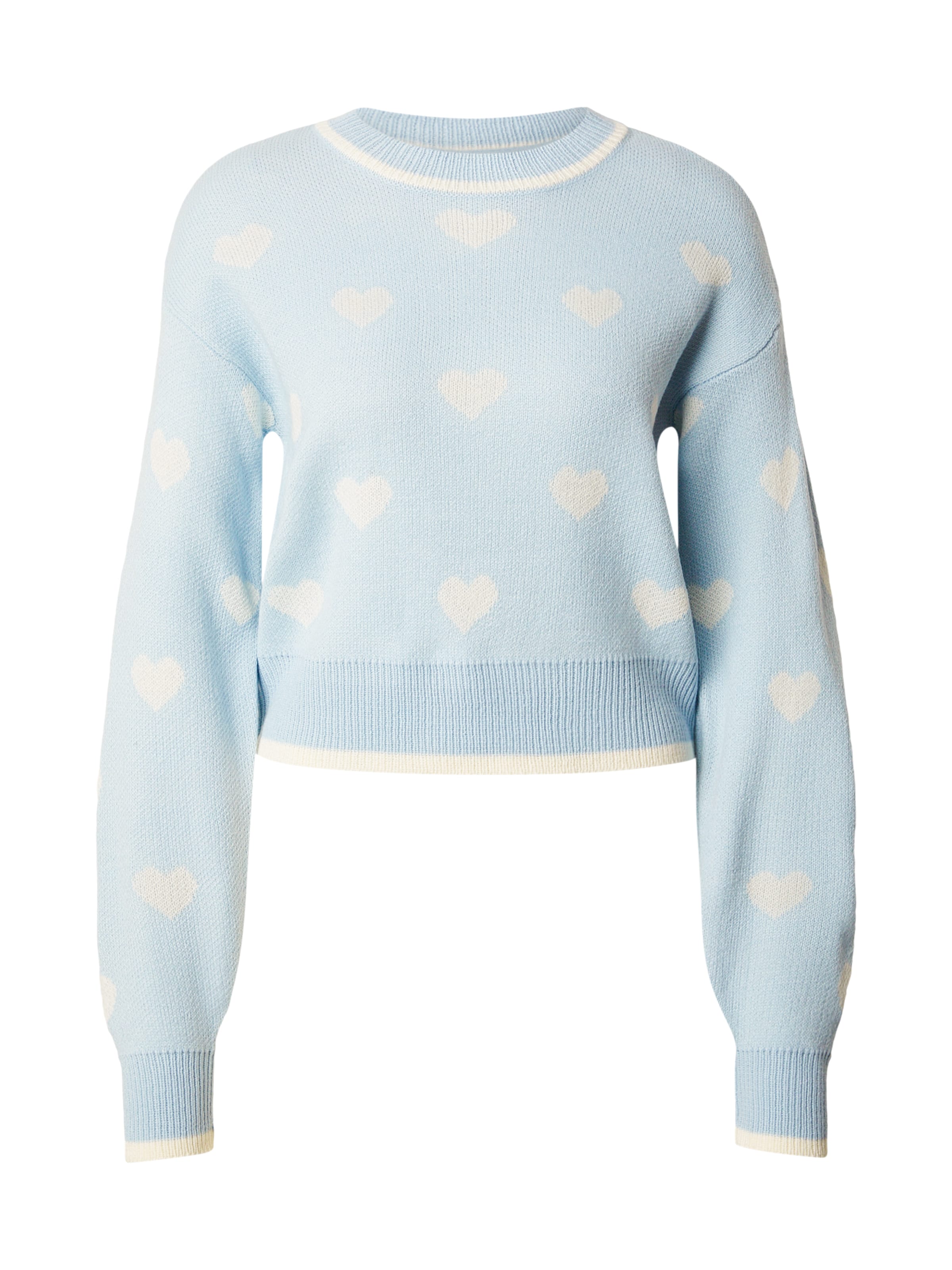 JDY Sweter 'JDYRomance' w kolorze niebieski: przód