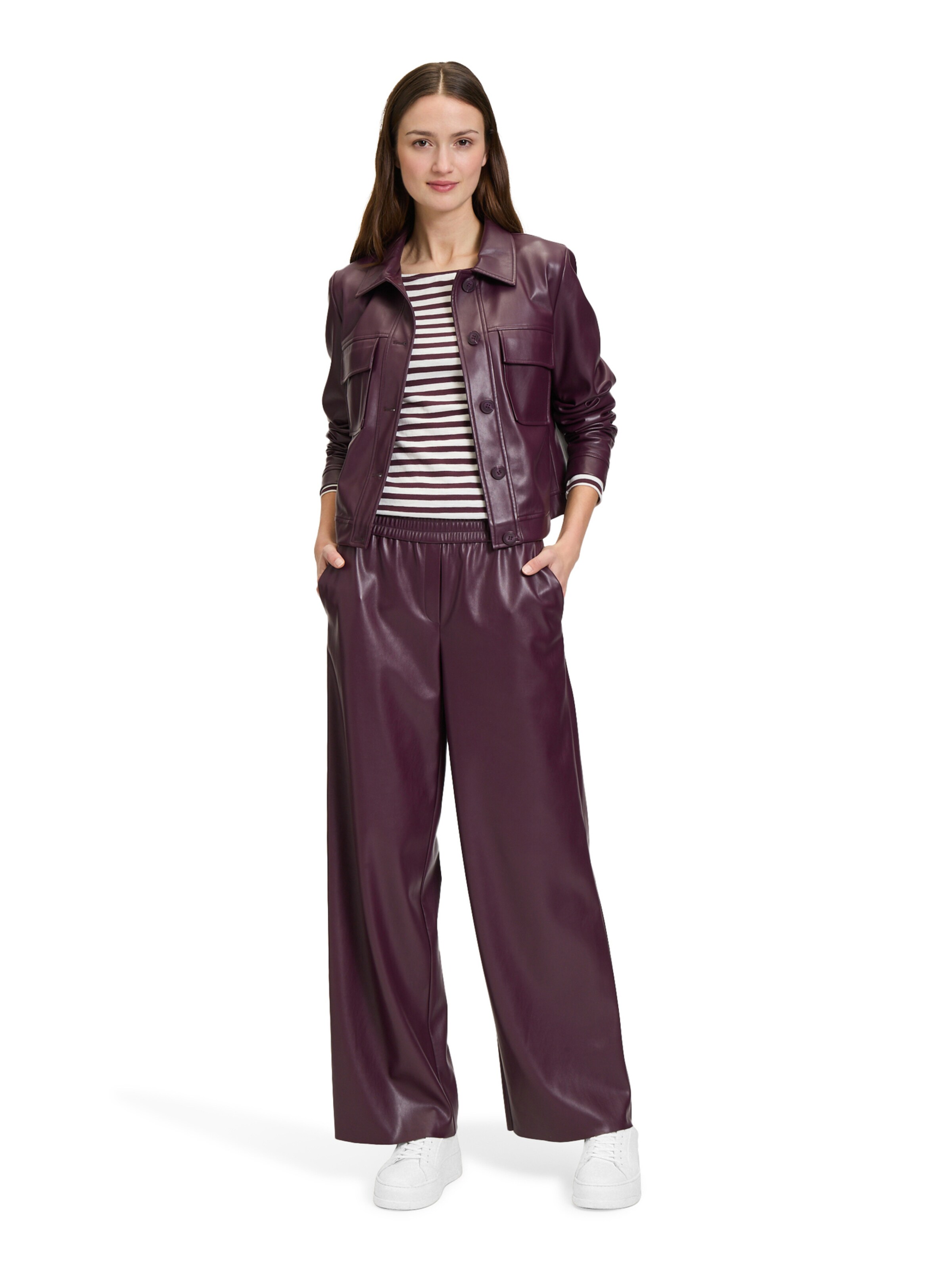 Veste mi-saison Betty & Co en violet