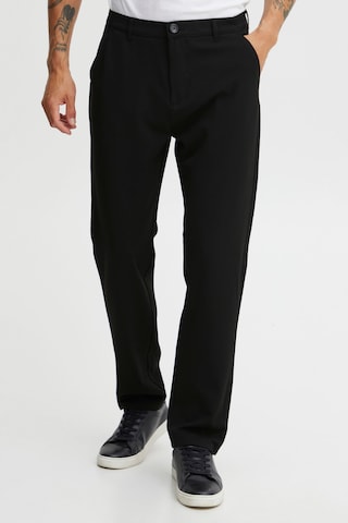 !Solid Regular Chino Pants 'Liam' in Black: front