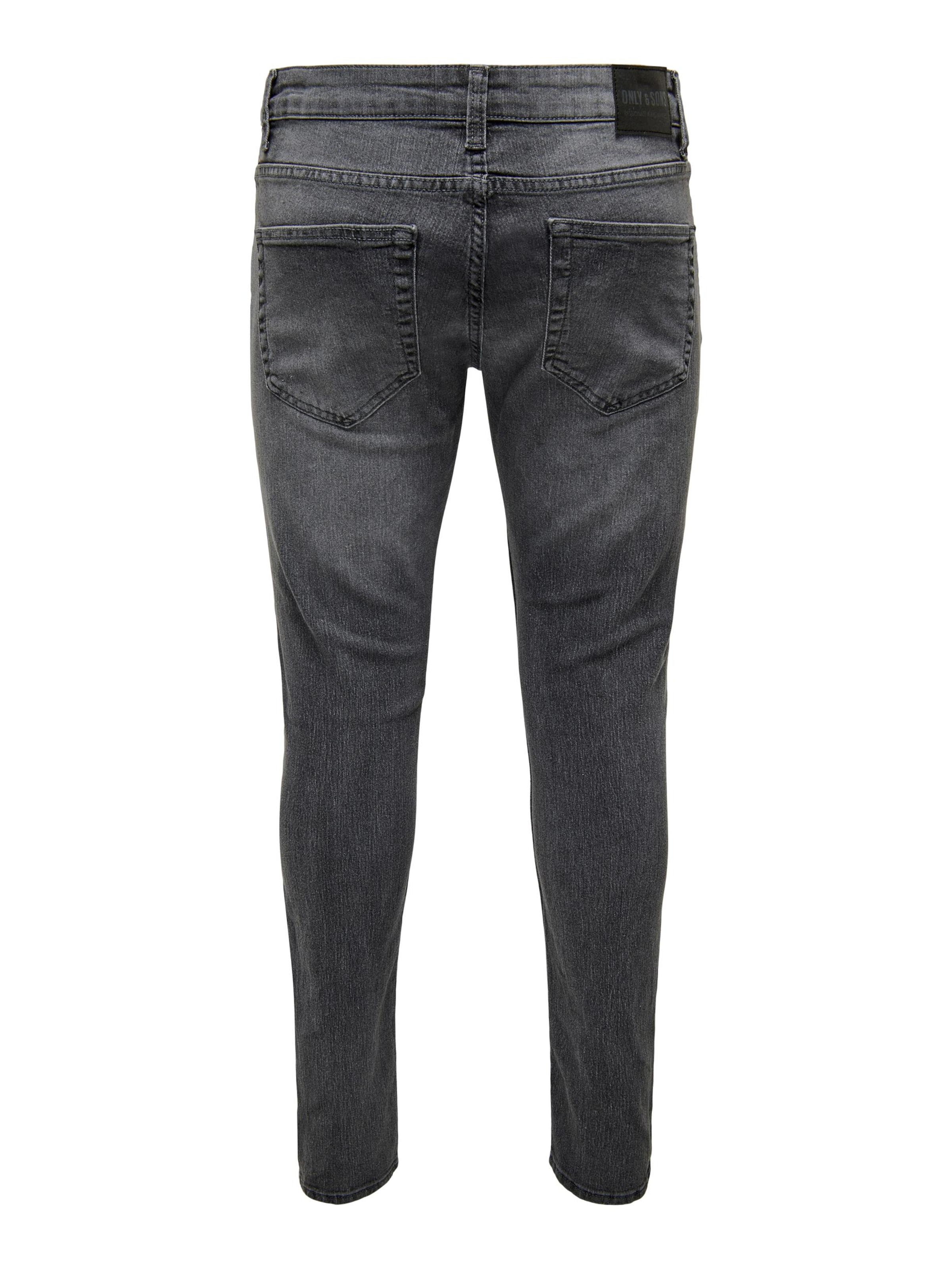 Only & Sons - Slimfit Calças de ganga 'Loom' em cinzento