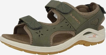 LOWA Hiking Sandals 'Urbano' in Green: front