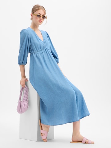 Marie Lund Jurk in Blauw