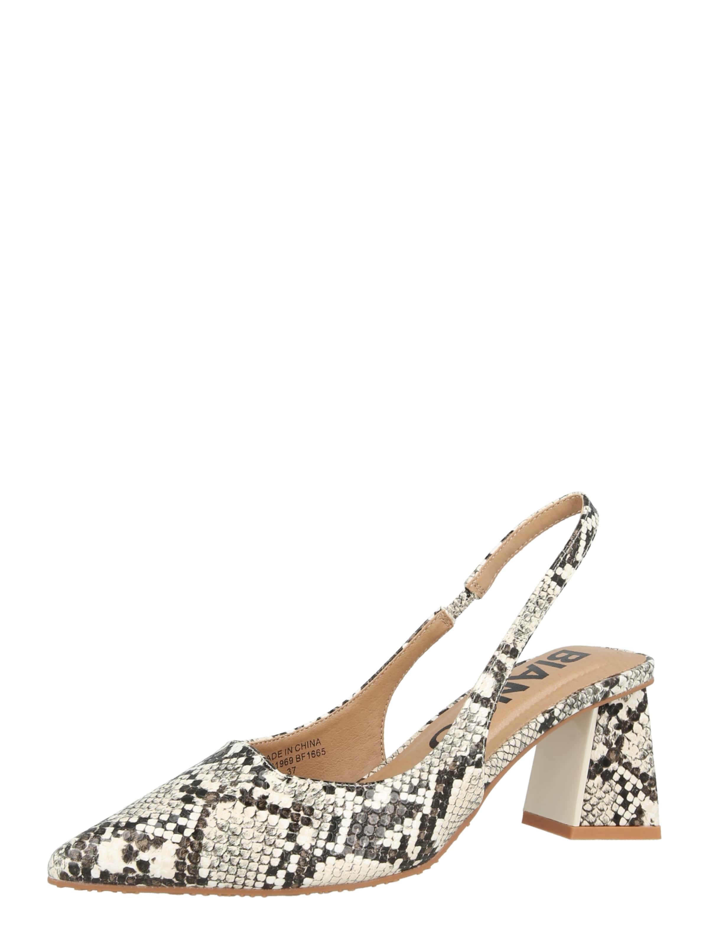 Bianco Slingback Pumps 'Maralyn' in White: front