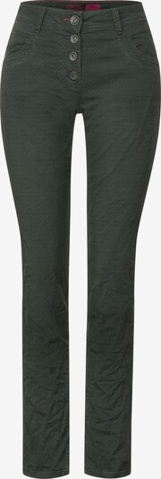 CECIL Pantalon en vert foncé, Vue avec produit