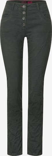 CECIL Pantalon en vert foncé, Vue avec produit