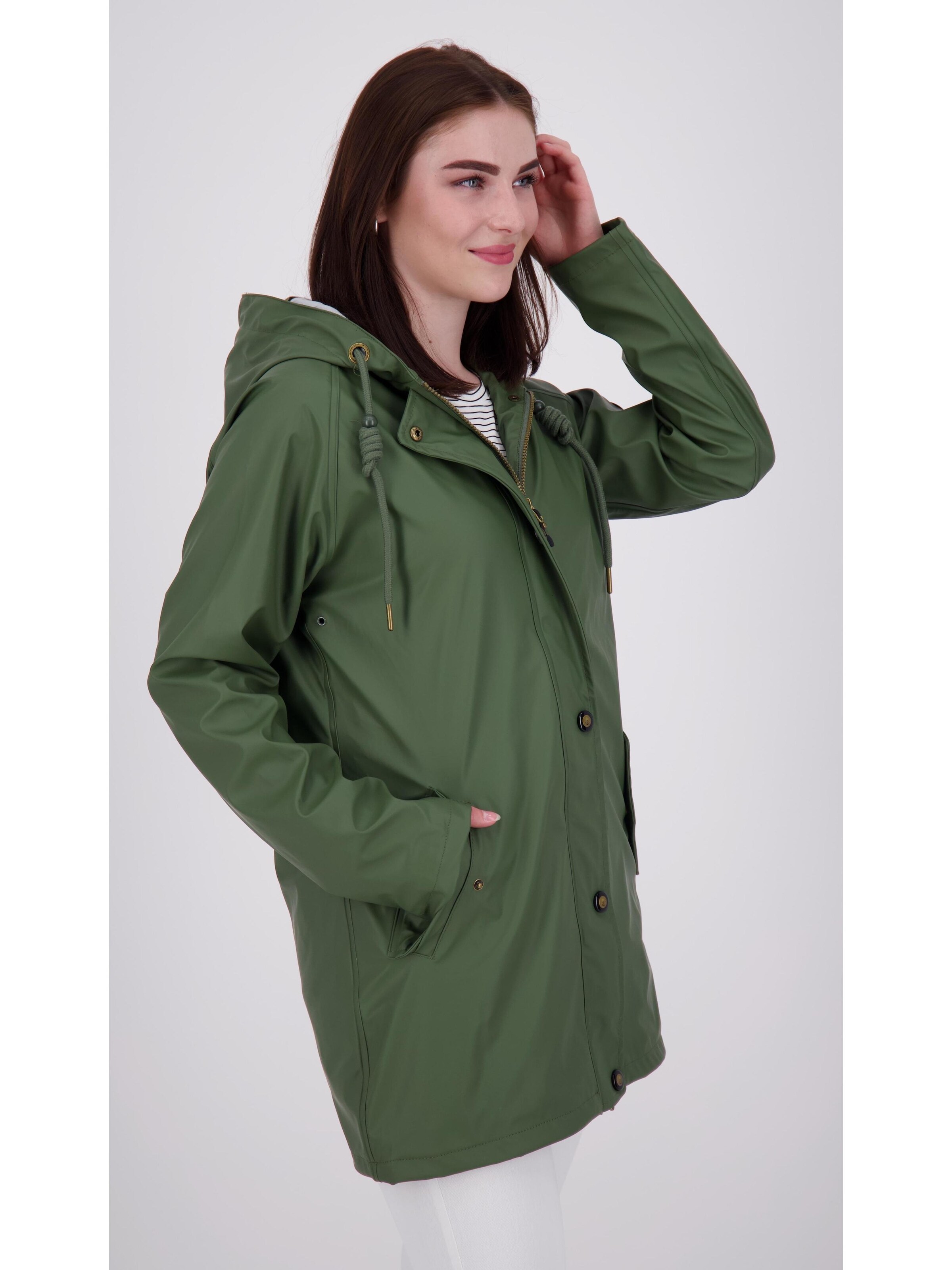 ankerglut Funktionsmantel 'Friesennerz II WMN'‌‌‌‌‌‌‌ in Grün