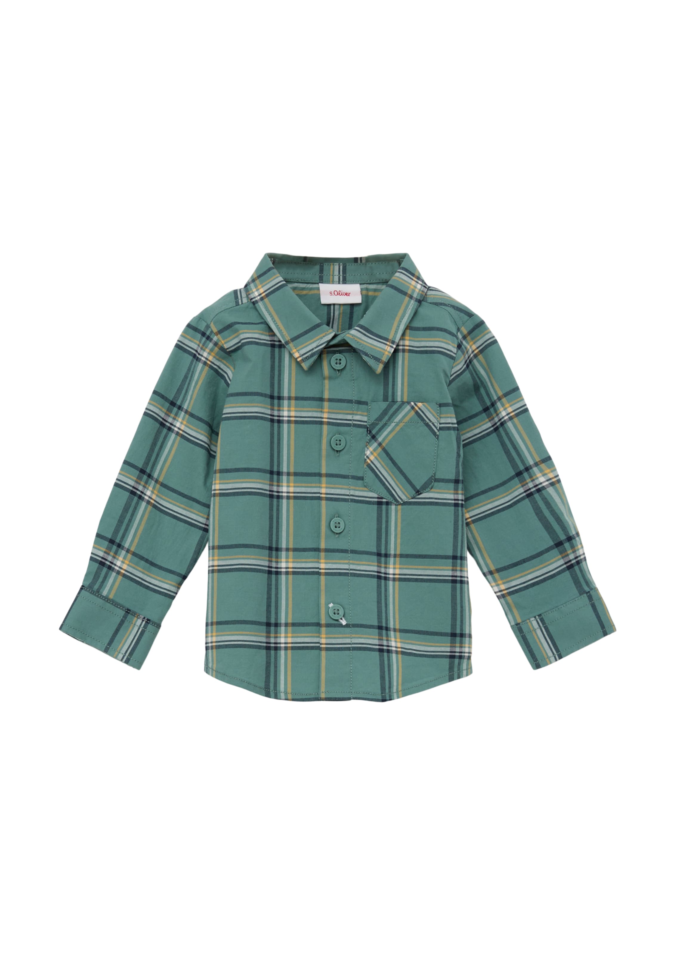 s.Oliver Regular fit Button up shirt in Blue: front