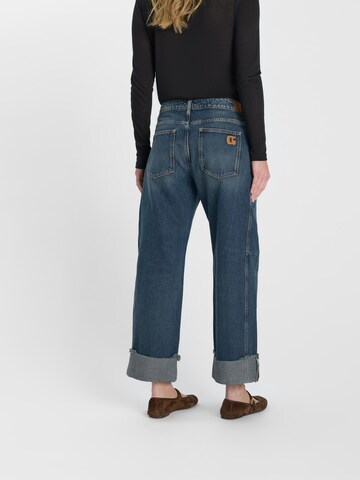 Wide Leg Jean 'Leal' Le Temps Des Cerises en bleu : derrière