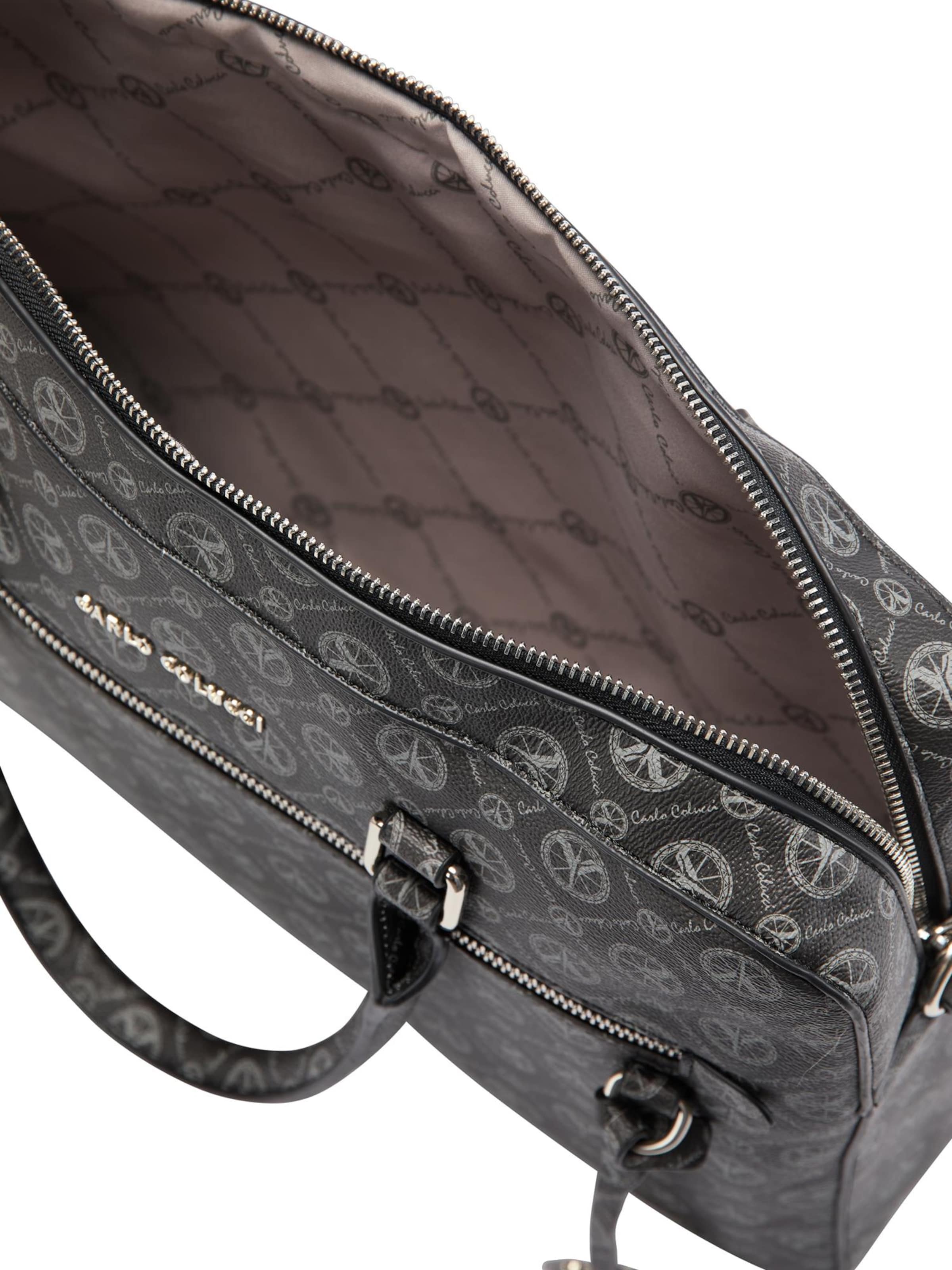 Carlo Colucci Laptoptas 'Costadedoi' in Zwart