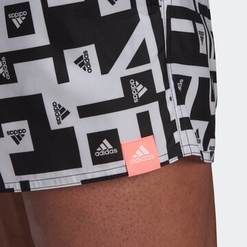 ADIDAS SPORTSWEAR Board shorts 'Graphic ' in Black