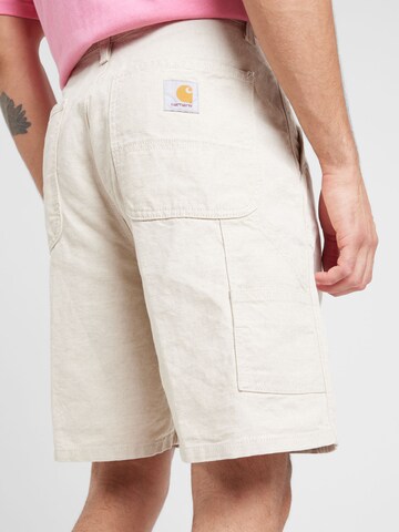 Carhartt WIP Wide leg Pantalon 'Walter' in Beige