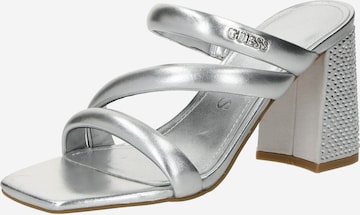 Mule 'GANAE' GUESS en argent : devant