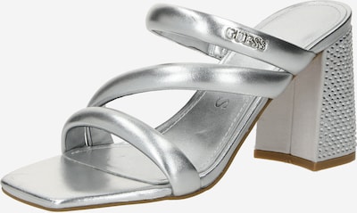 GUESS Pantolette 'GANAE' in silber, Produktansicht