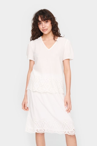 Camicia da donna 'Eamaja' di SAINT TROPEZ in bianco: frontale
