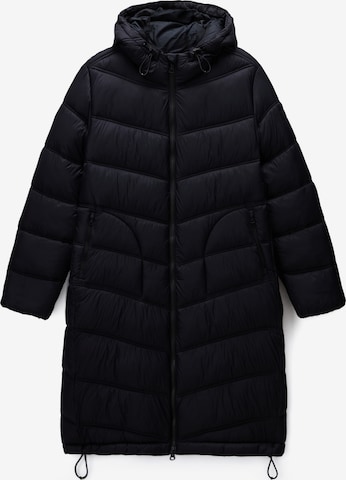 juoda NAPAPIJRI Žieminis paltas 'Ega': priekis