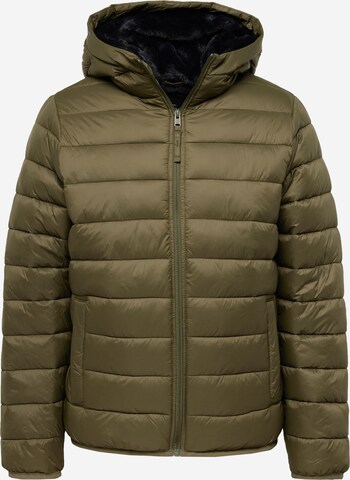 Veste d’hiver HOLLISTER en vert : devant