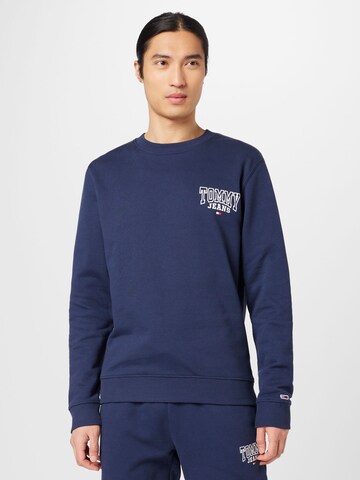Tommy Jeans Sweatshirt i blå: framsida