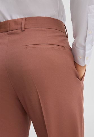 Regular Pantalon à plis STRELLSON en bronze