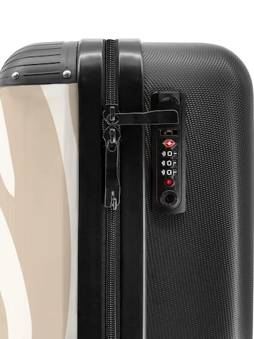 NoBoringSuitcases Trolley in Beige
