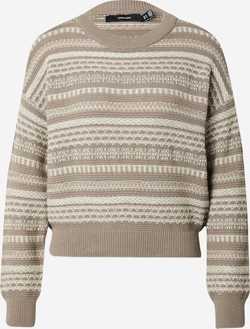 VERO MODA Свитер 'VMAMAZING' в Бежевый: спереди