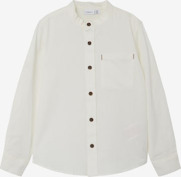 NAME IT Button up shirt 'FISH' in White: front
