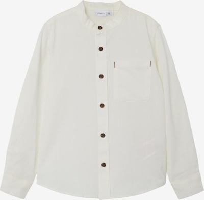 NAME IT Button Up Shirt 'FISH' in White, Item view
