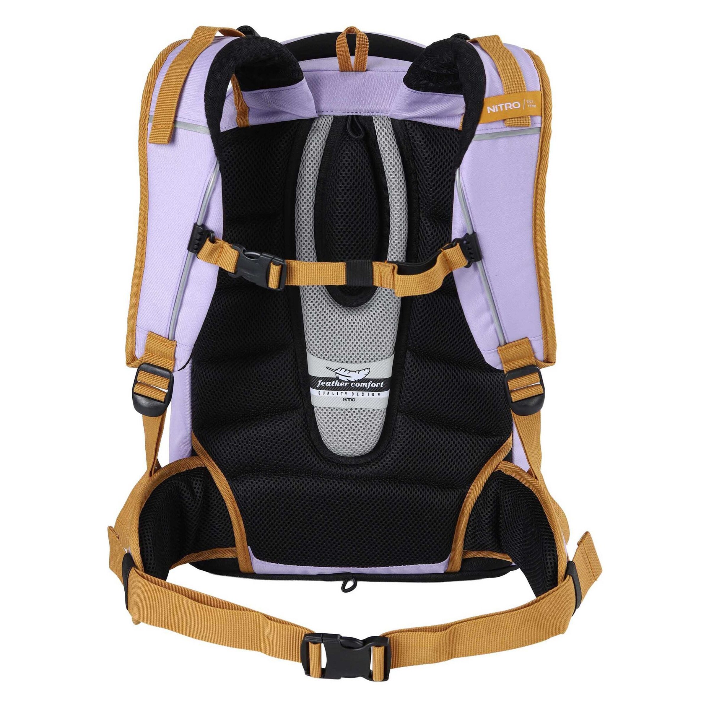 NitroBags Rucksack 'Superhero' in Lila