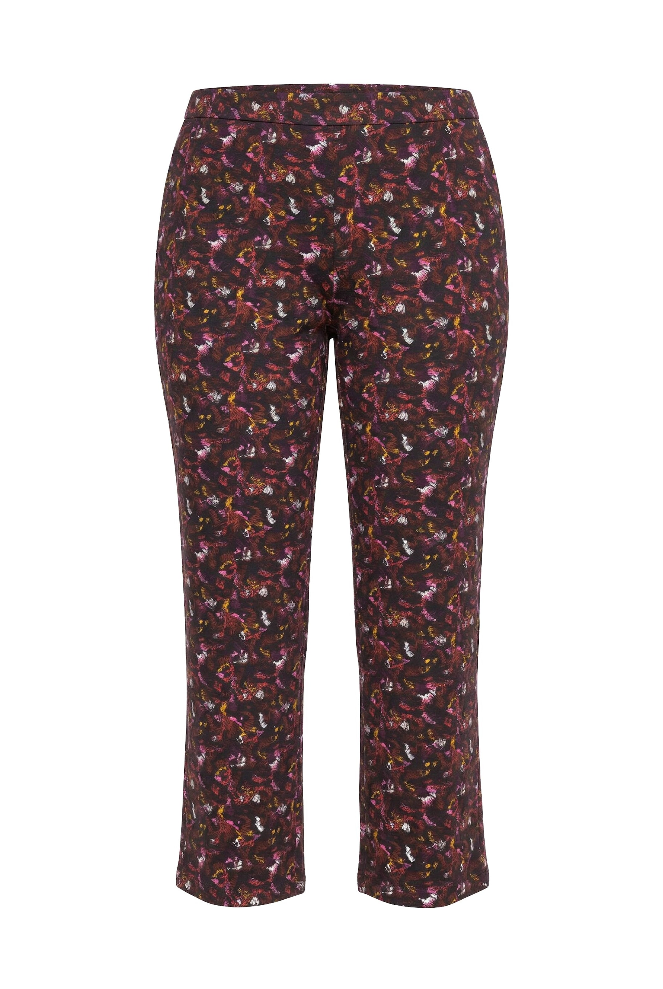 Ulla Popken Regular Trousers in Mixed colours: front