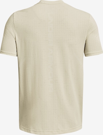 UNDER ARMOUR Functioneel shirt 'Seamless Grid ' in Geel