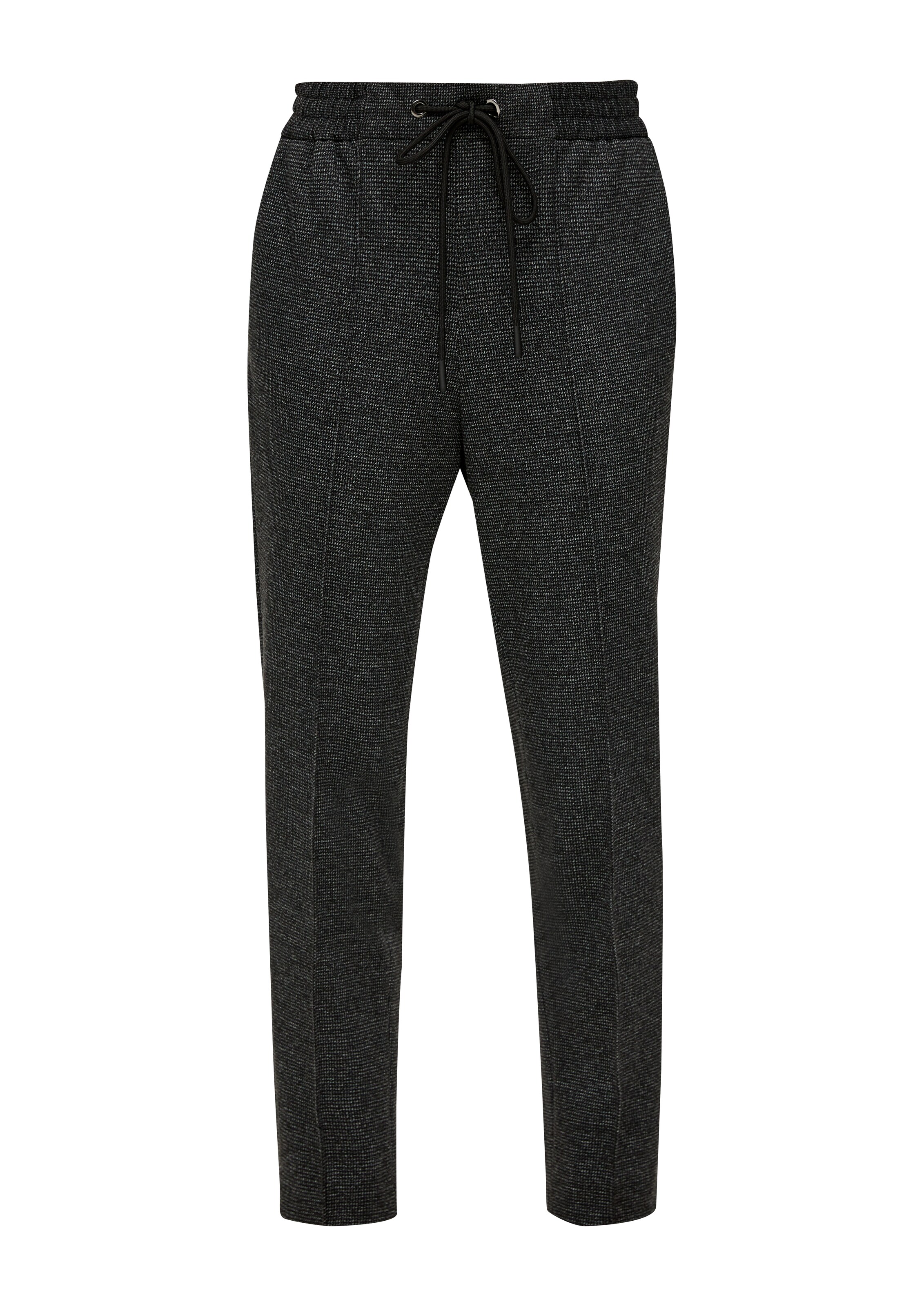 Regular Pantalon à pince s.Oliver BLACK LABEL en noir : devant