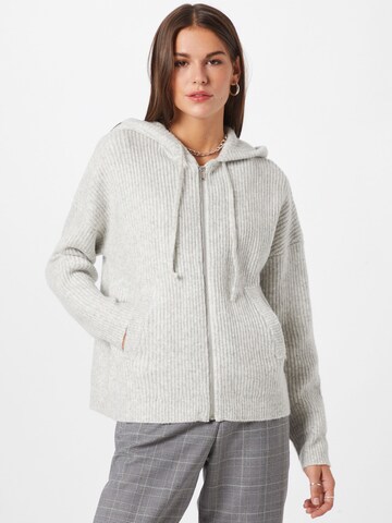 ABOUT YOU Knit Cardigan 'Jolin' in Grey: front