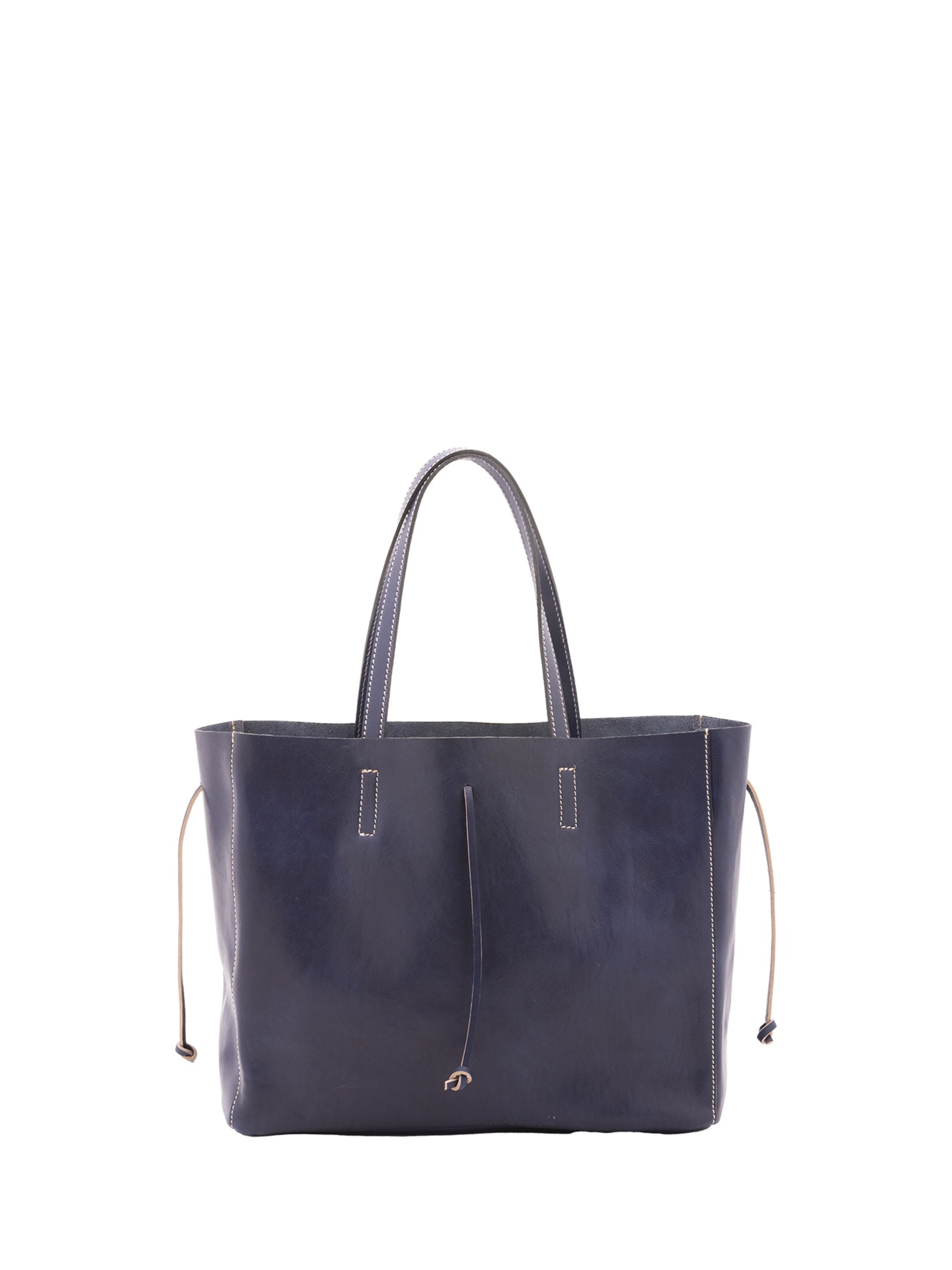 Borsa a spalla 'Borsa a Spalla Vera Pelle Alessia Firenze - Chiusura Lacci' di Alessia Firenze in blu: frontale