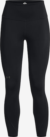 UNDER ARMOUR Skinny Workout Pants in Black: front