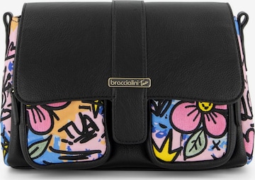 Borsa a spalla 'Queen' di Braccialini in colori misti: frontale