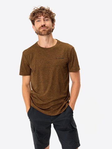 VAUDE Functioneel shirt 'M Essential T' in Bruin: voorkant