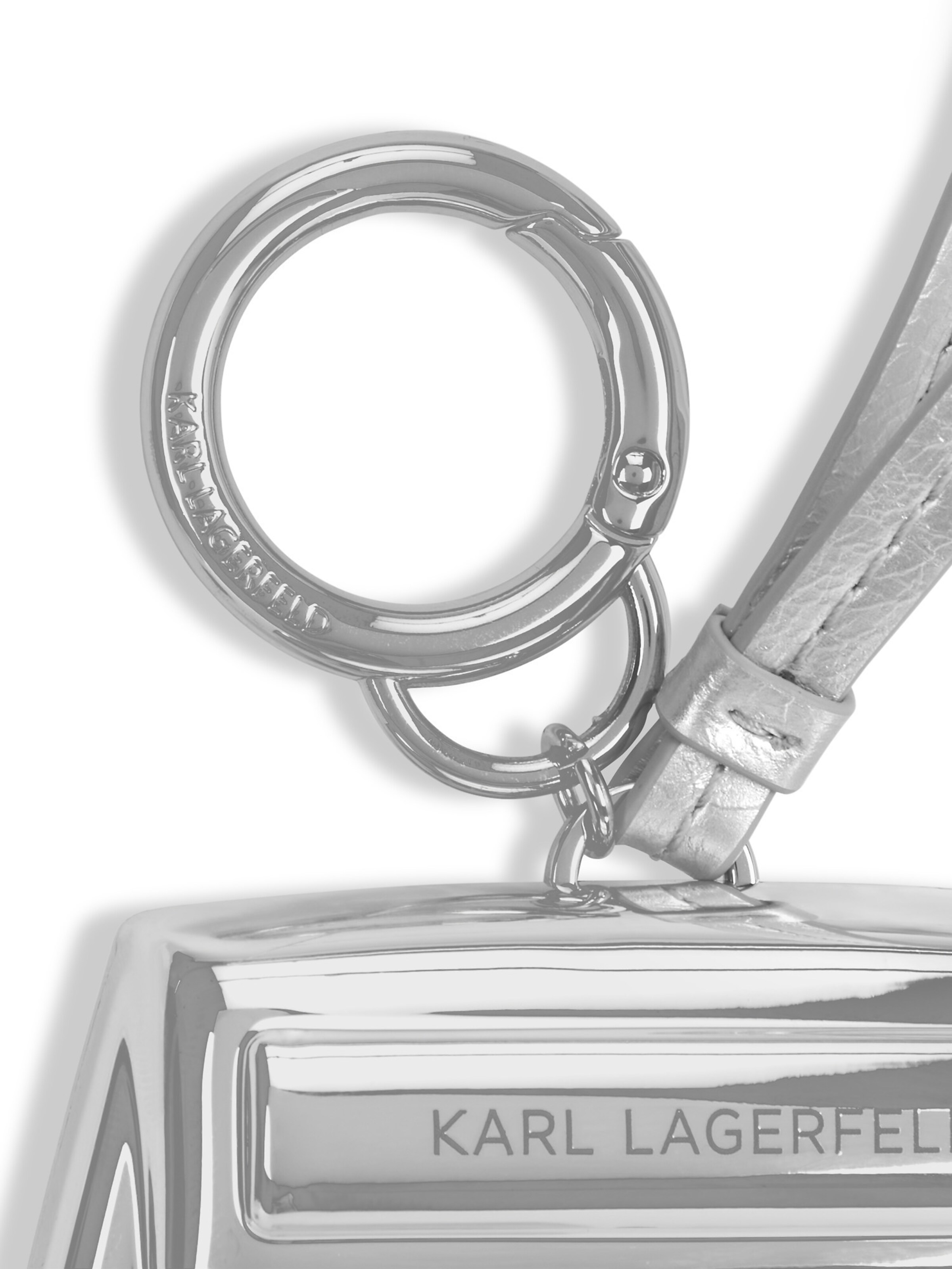 Karl Lagerfeld Брелок 'Ikon' в Серебристый