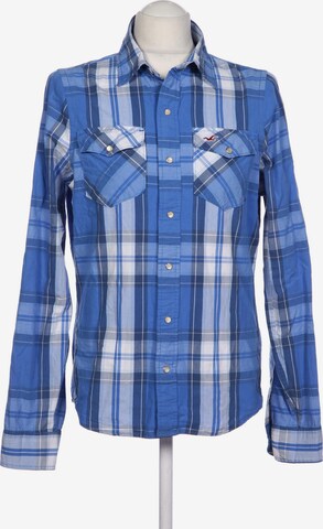 HOLLISTER Button Up Shirt in M in Blue: front