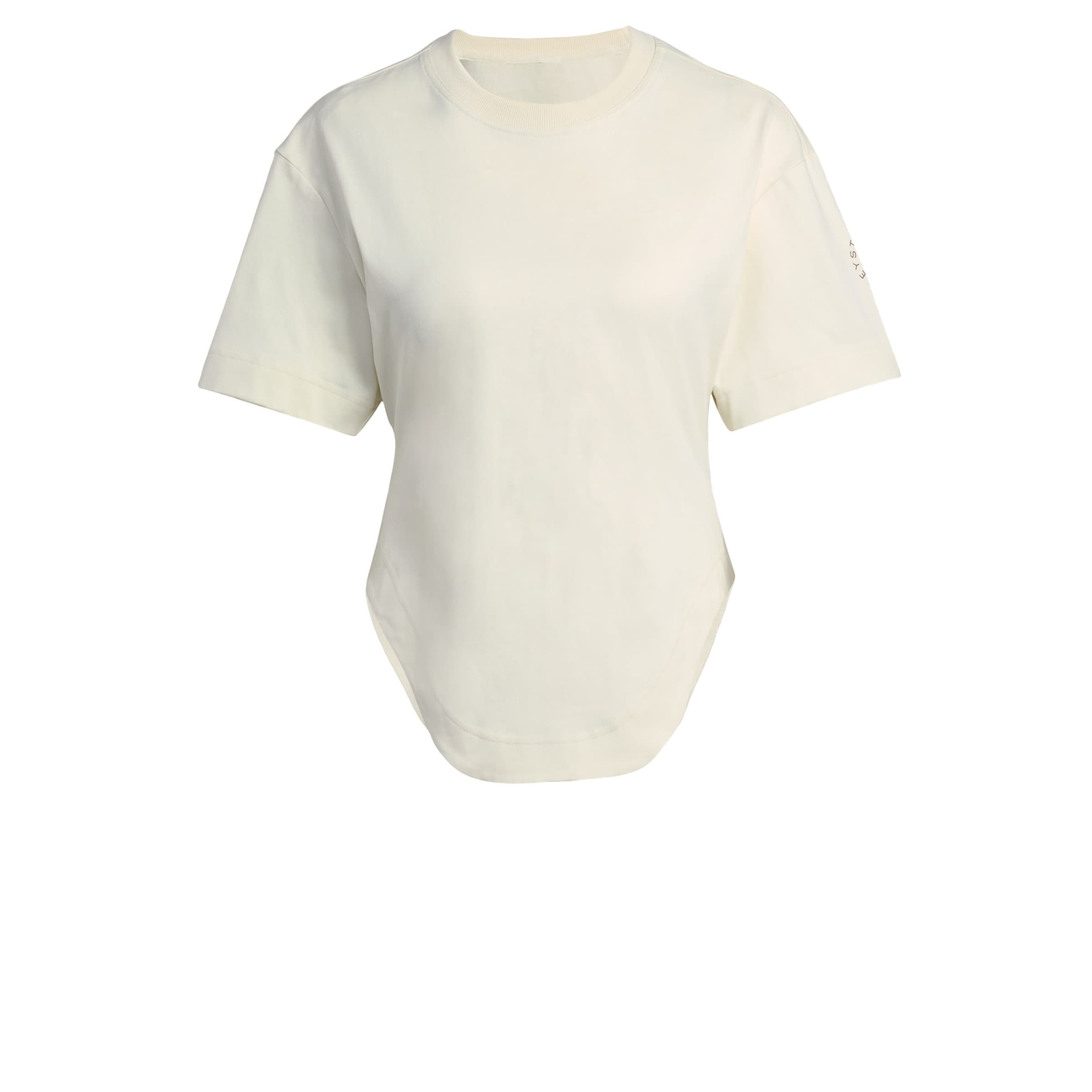 ADIDAS BY STELLA MCCARTNEY Performance Shirt 'Sportswear Curved Hem' in Cream, Item view