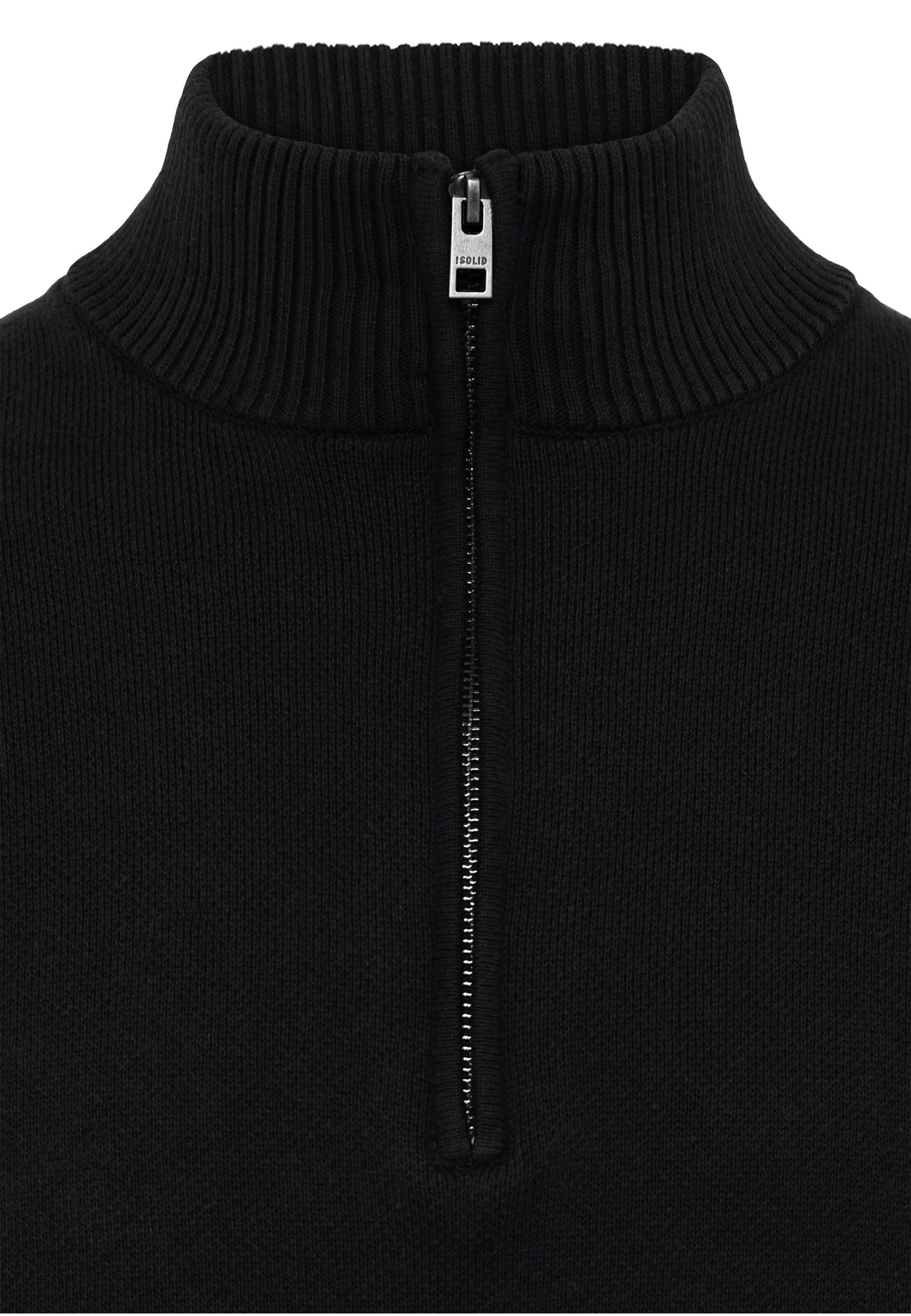 !Solid Pullover 'SDRyker' in Schwarz