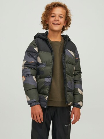 Jack & Jones Junior Winter Jacket 'Chili' in Mixed colors: front