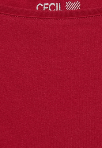 CECIL Majica | rdeča barva
