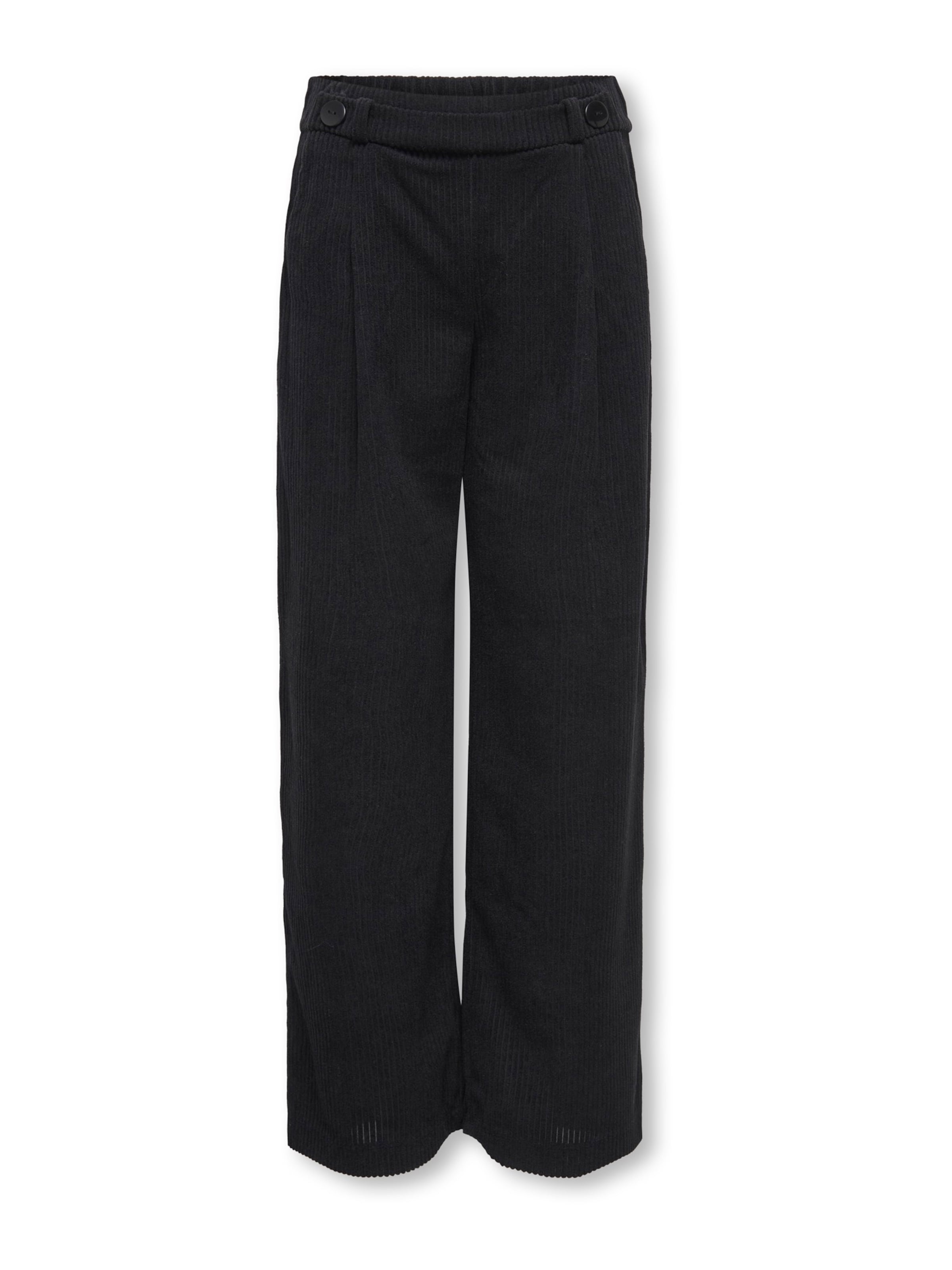ONLY GIRLS - Pierna ancha Pantalón 'KOGGEGGO' en negro: frente