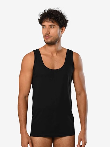 Erdem Onderhemd in Zwart: voorkant