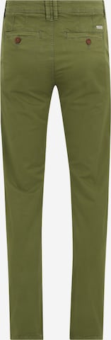 BLEND Regular Chino Pants 'Thunder' in Green