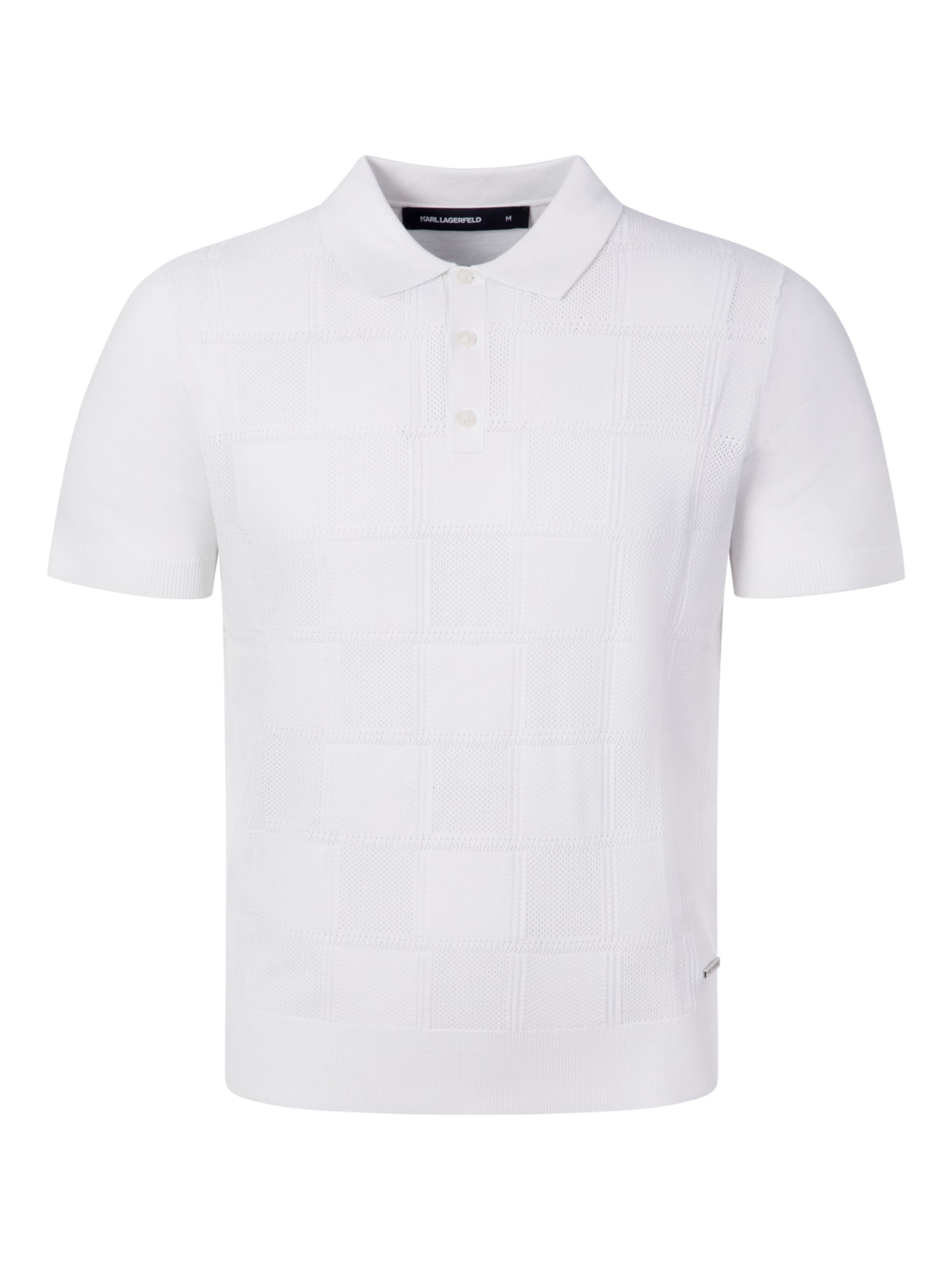 Karl Lagerfeld - Camiseta en blanco: frente
