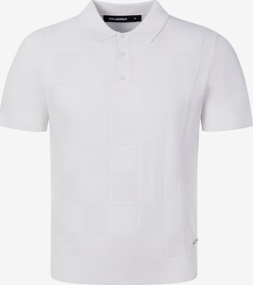 Karl Lagerfeld - Camiseta en blanco: frente